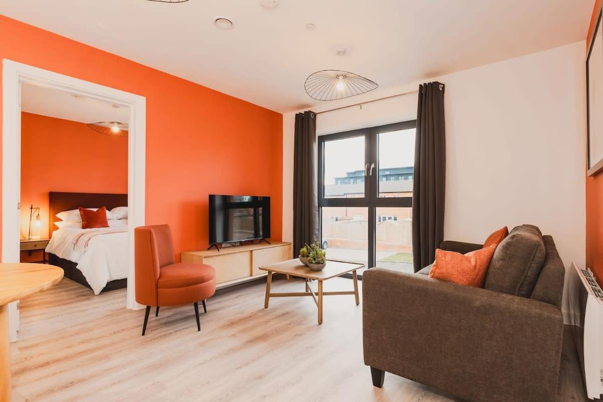 Stayzeni, Hardwick House Derby 2 Bed Apartment Dış mekan fotoğraf
